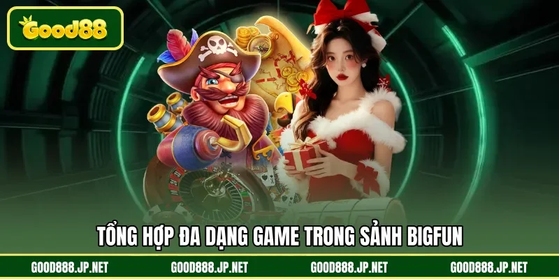 Tổng hợp đa dạng game trong sảnh Bigfun 