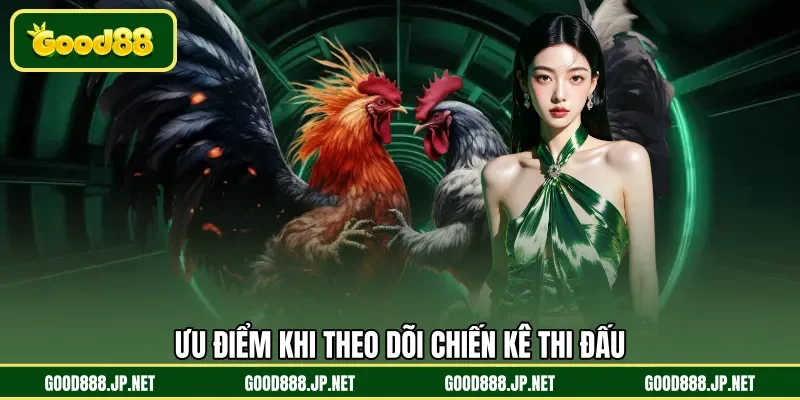 Ưu điểm khi theo dõi chiến kê thi đấu